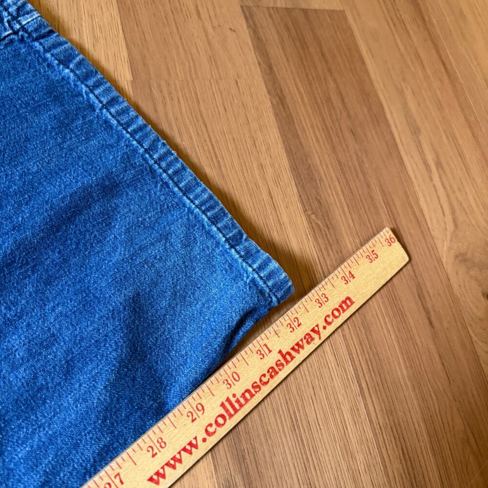 Women's Vintage 70's Wide Leg Bell Bottoms Flared Denim Blue Jeans Sz 26 x 32 - Picture 7 of 9